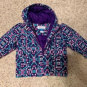 Columbia winter jacket. EUC size 2t